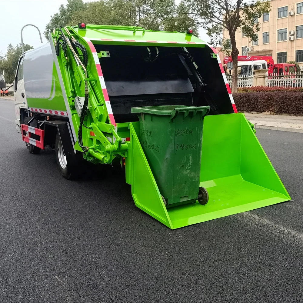 2020 New 6m3 Jac Garbage Trucks Mini Rear Loader Garbage Truck