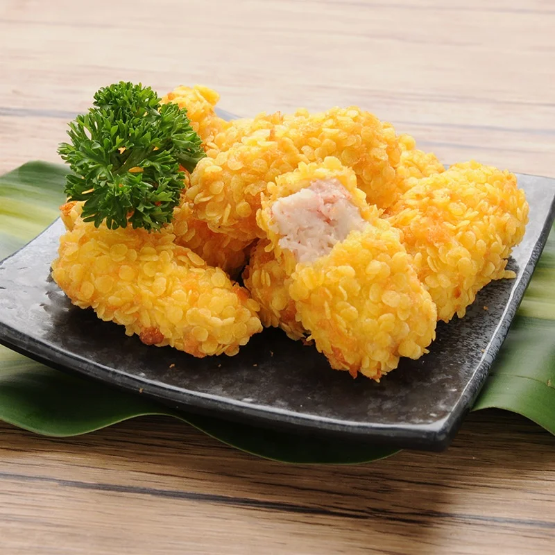 惠阳食品冷冻海鲜油炸雪蟹爆米花肉零食