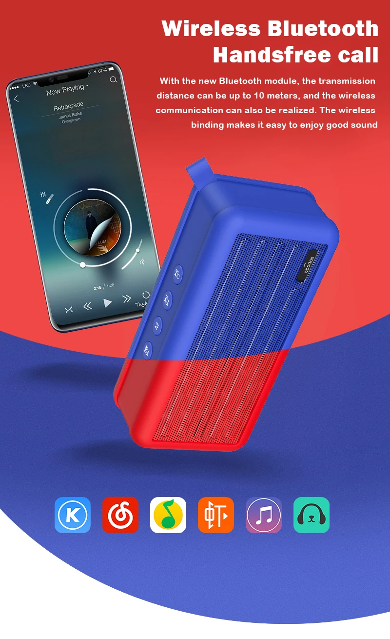 Portable Blue Tooth Speakers Professional Hifi Speaker - ANKUX Tech Co., Ltd