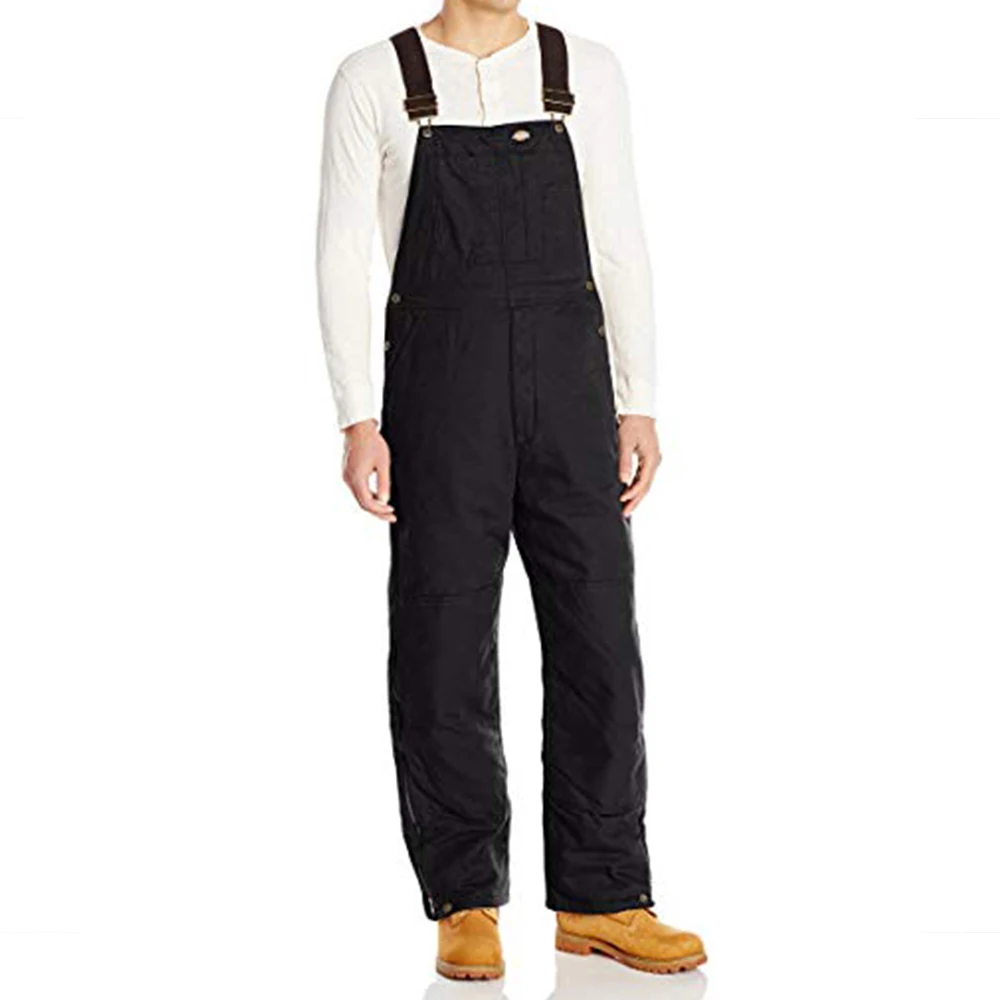 black mens overalls