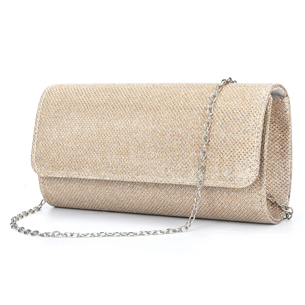 Ladies Glitter Envelope Clutch Bag Glittery Evening Bag Party Handbag KL2288 