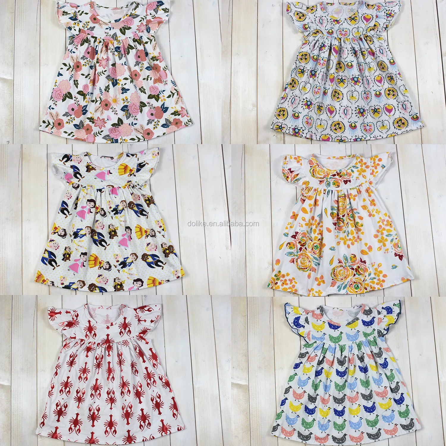 pure cotton baby frocks
