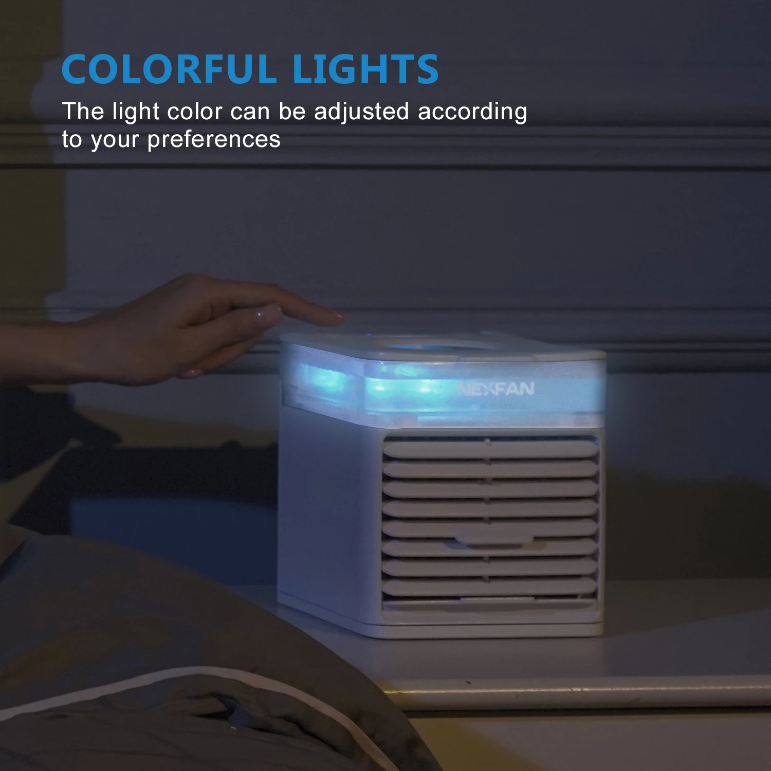 China Small Portable Conditioner Personal Electric Evaporative Mini Coolar Fan Water Cooler Air Cooler With Colorful Lights.jpg