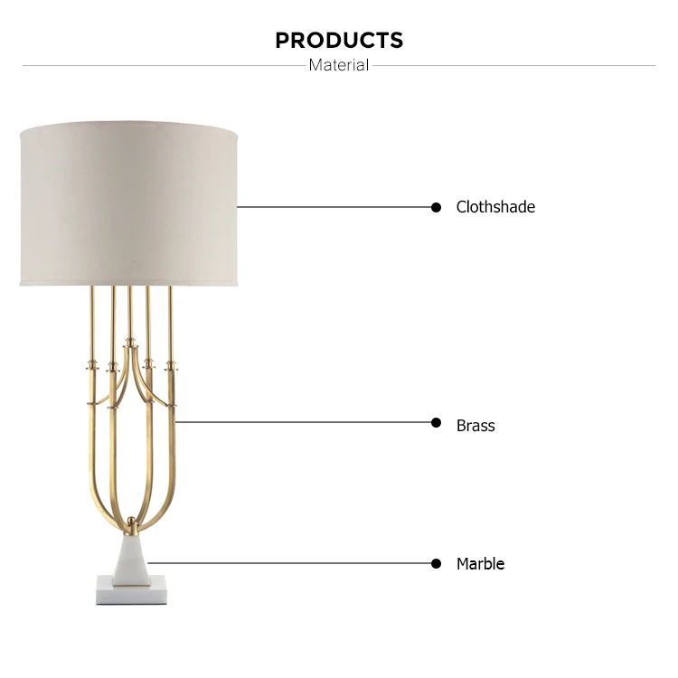 modern brass table lamp gold