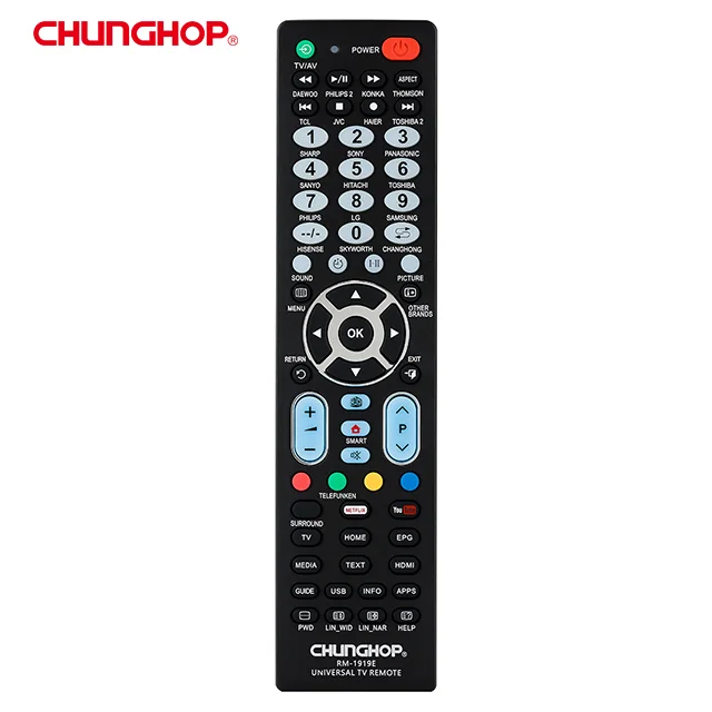 Mando A Distancia Universal Rm1919e Para Tv Sankey,Tv Hd Con Teclas De