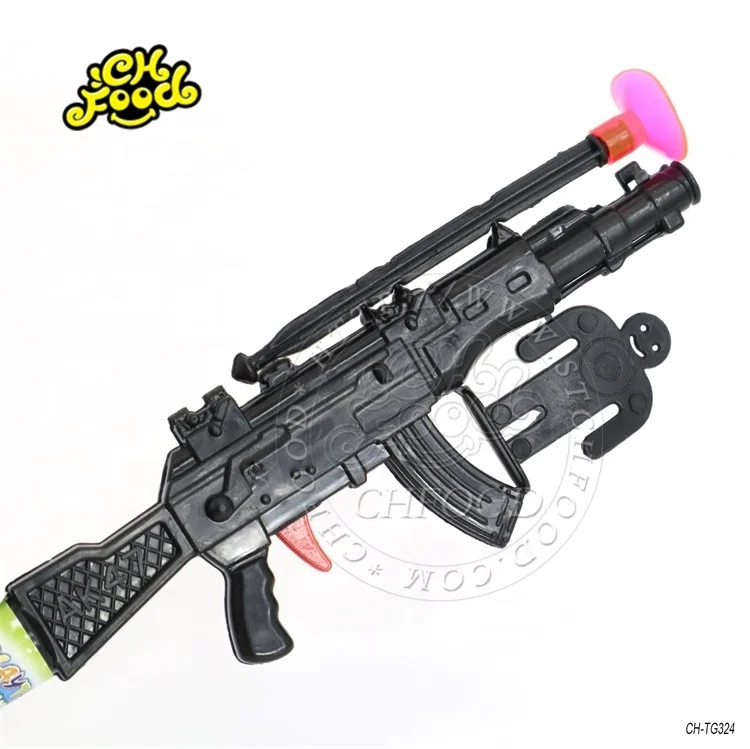 Hot Selling Funny Shooting Game Gun Toy Candy