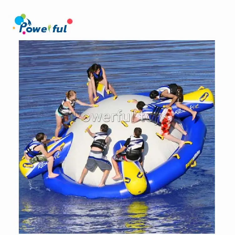 Giant inflatable water saturn, spnning UFO water game for entertainment