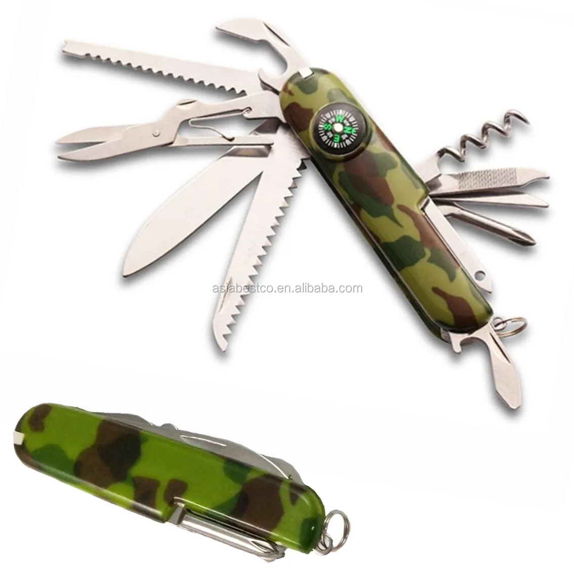 pocket tools with black case survival compass mini pocket knife