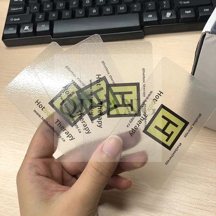 Custom Printing Pvc Business Cards With Logo Transparent Id Cards