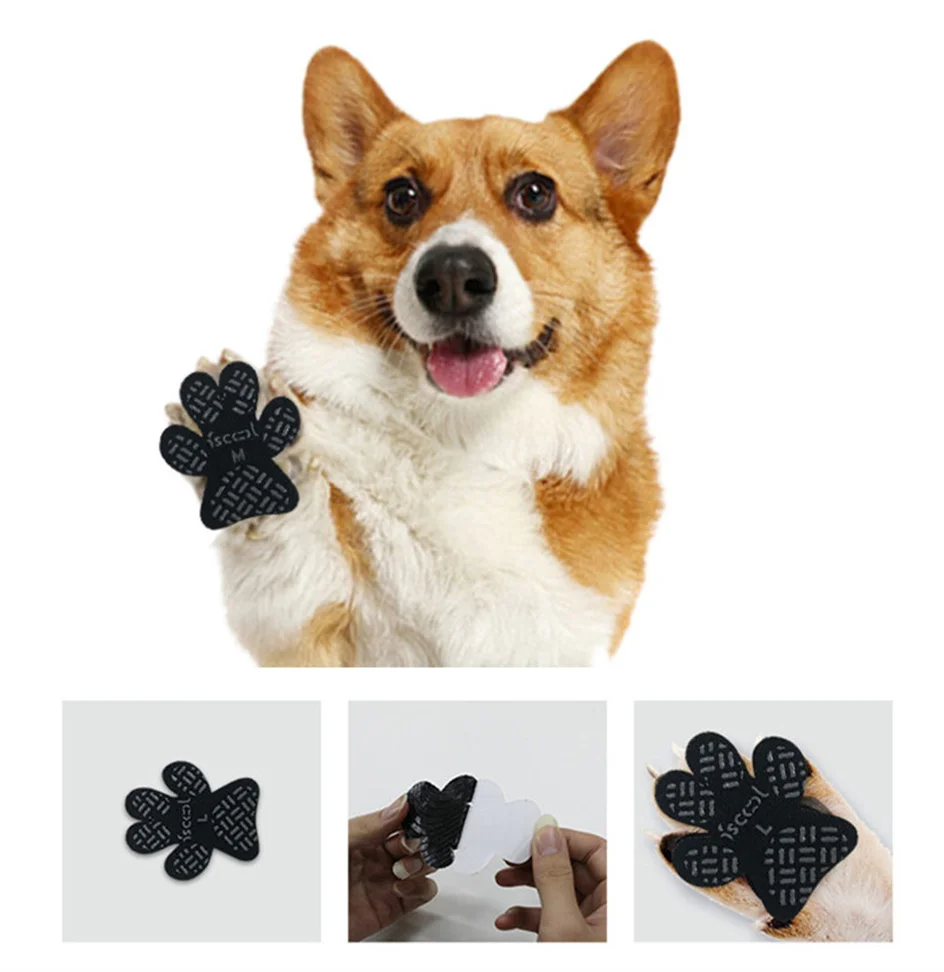 Waterproof Paw Protectors For Dogs Antislip Traction Pads Sticker Dog