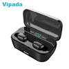 True Wireless Earbuds Bluetooth 5.0 G6S Headset Stereo Sound Power Bank, Charging Case with LCD Digital Power Display