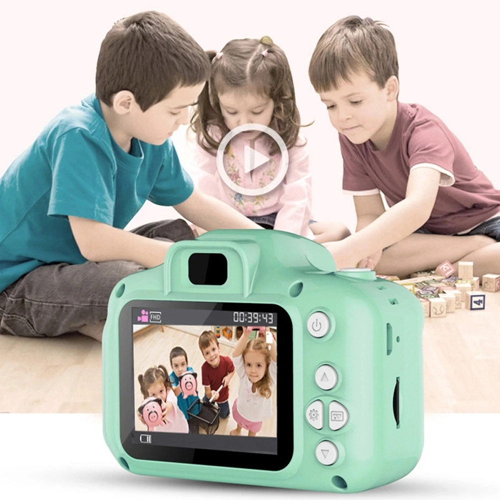 CT-P10X portable kids toy selfie dual camera birthday gift kids camera console