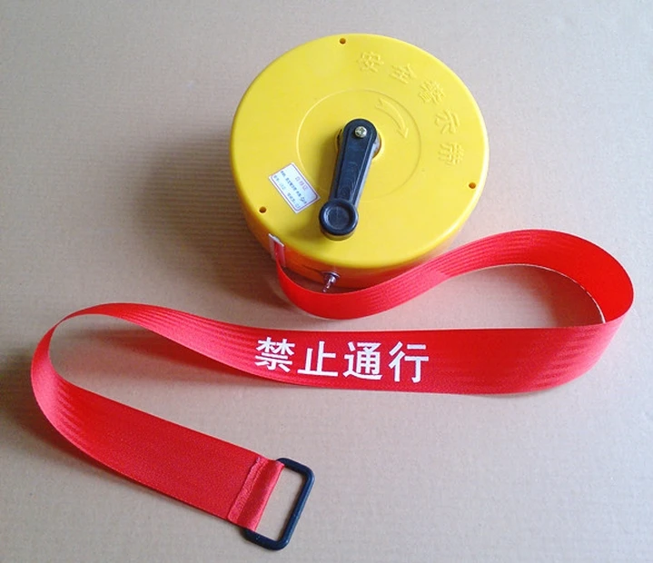 高品质盒子可调节安全警示带皮带施工区段 - buy warning tape belt,a