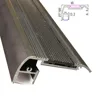 Stair Nosing Aluminium Profile, Step Edging Housing for led Strip Lights, Black led Profile