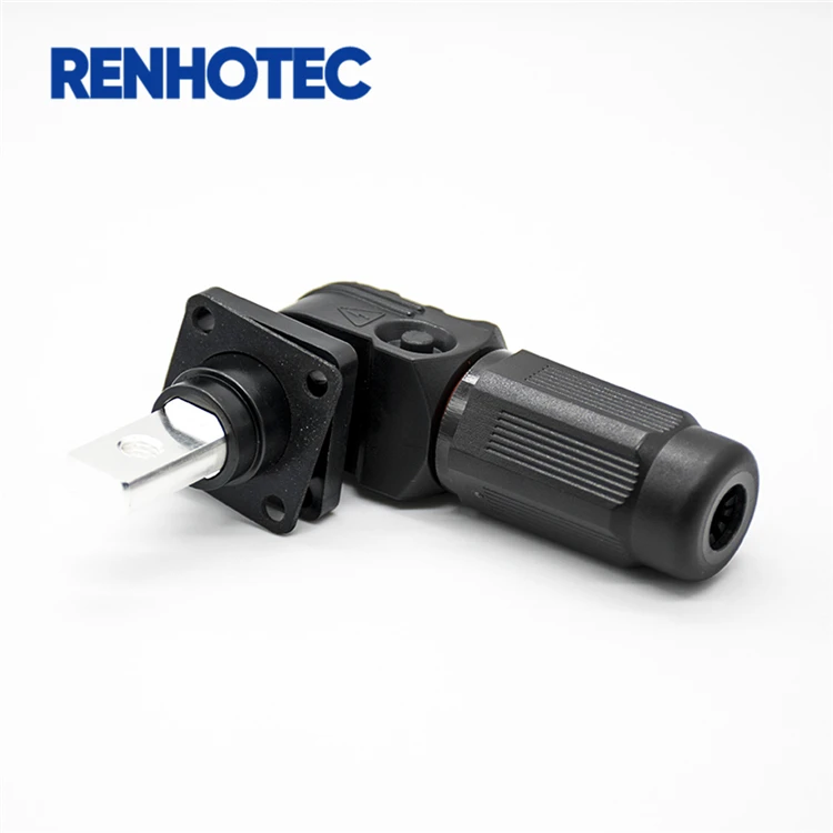 High Voltage 60A - 350A Energy Storage Plastic Outer Screw Socket Battery Terminal Connectors