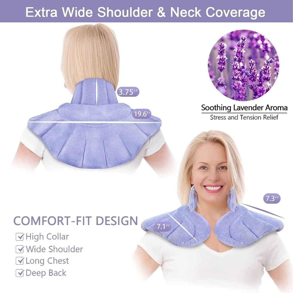 Microwave Heating Pad For Neck Shoulders And Back Pain Relief With ...