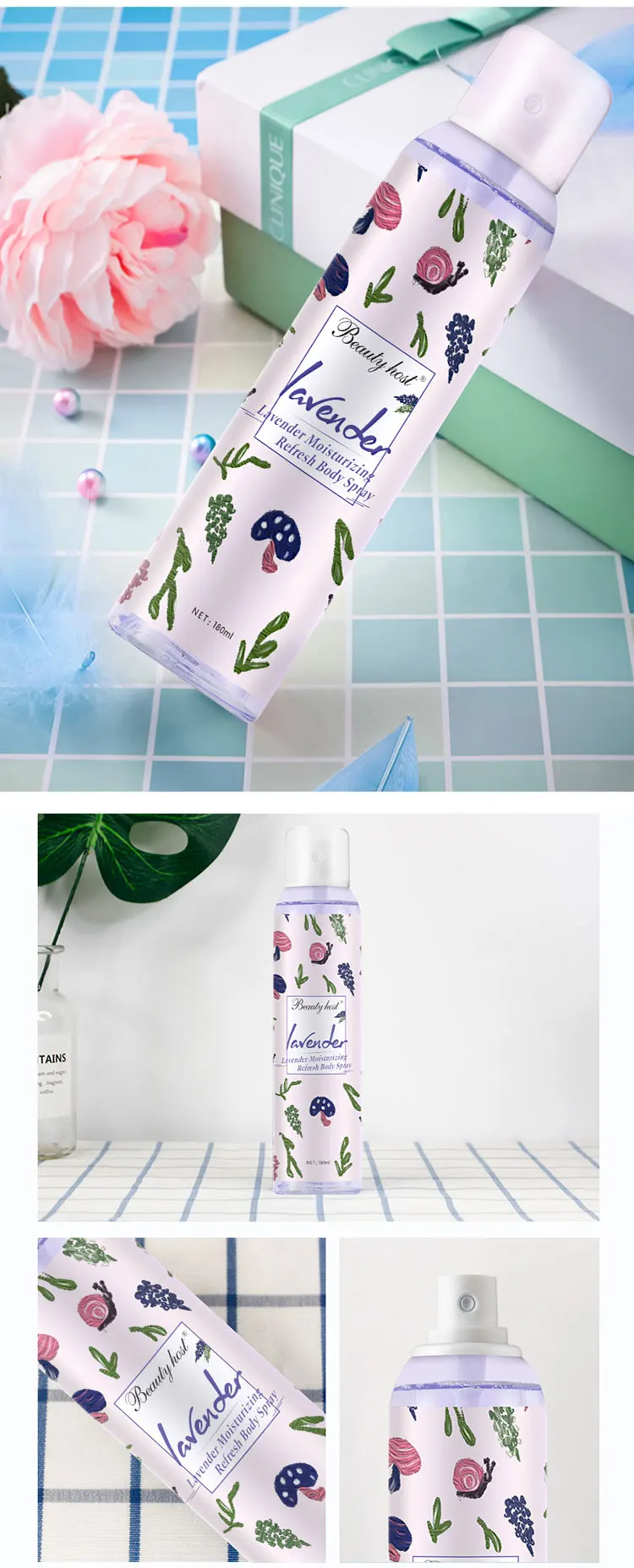 Private Label Wholesale Natural 180ml Lavender Moisturizing Whitening