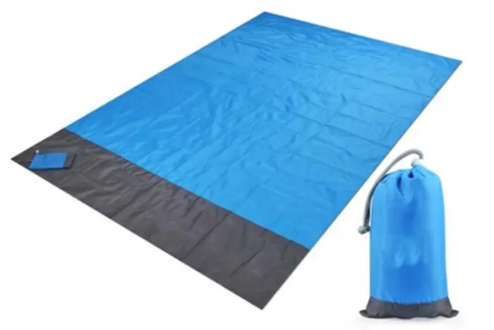 Outdoor Folding Camping Portable Lightweight Pocket Picnic Blanket Mat Waterproof Sand Free Beach Mat details