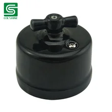 Robusto cerámica interruptor giratorio interruptor con microinterruptor un y desde