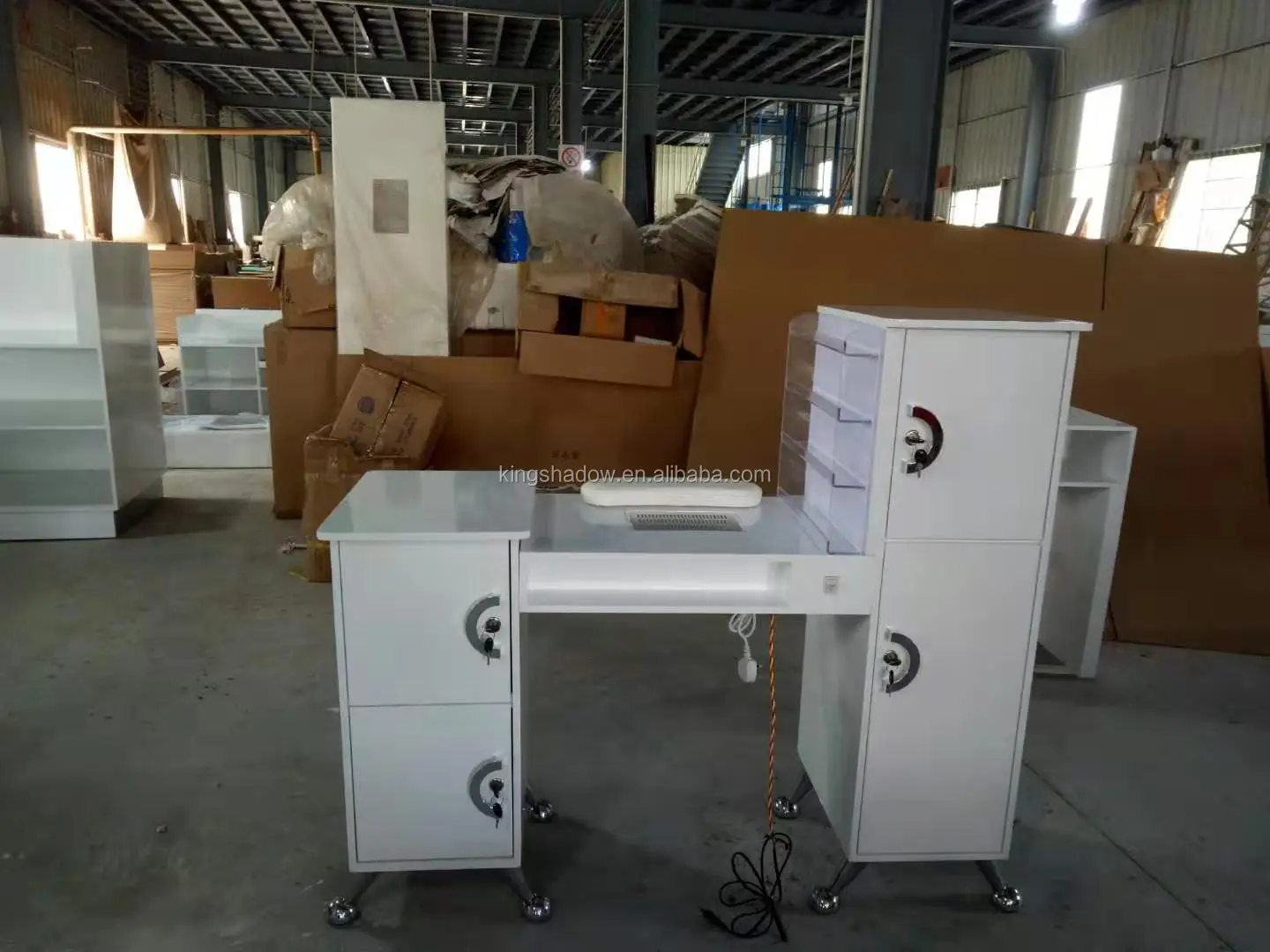 Kingshadow beauty salon equipment and furniture nail salon furniture nail tables 