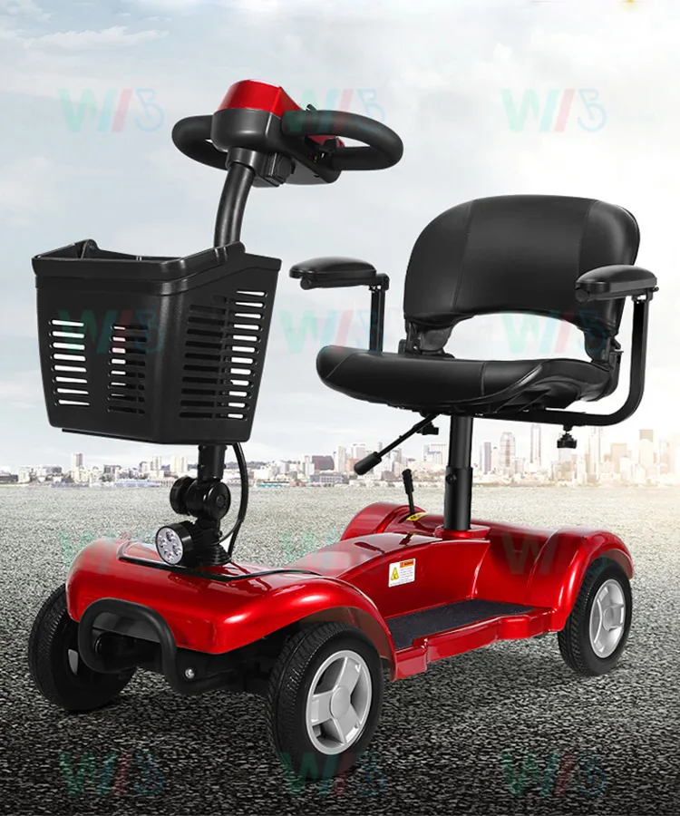 Folding Double Seat Four Wheel Vigorous Lithium Battery Golf Fast Electric Disabled Elderly