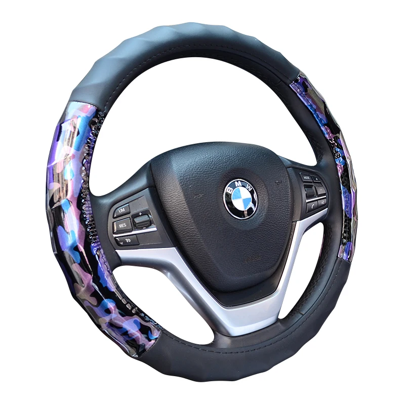 
Good quality universal 15 inches carbon steering wheel cover 