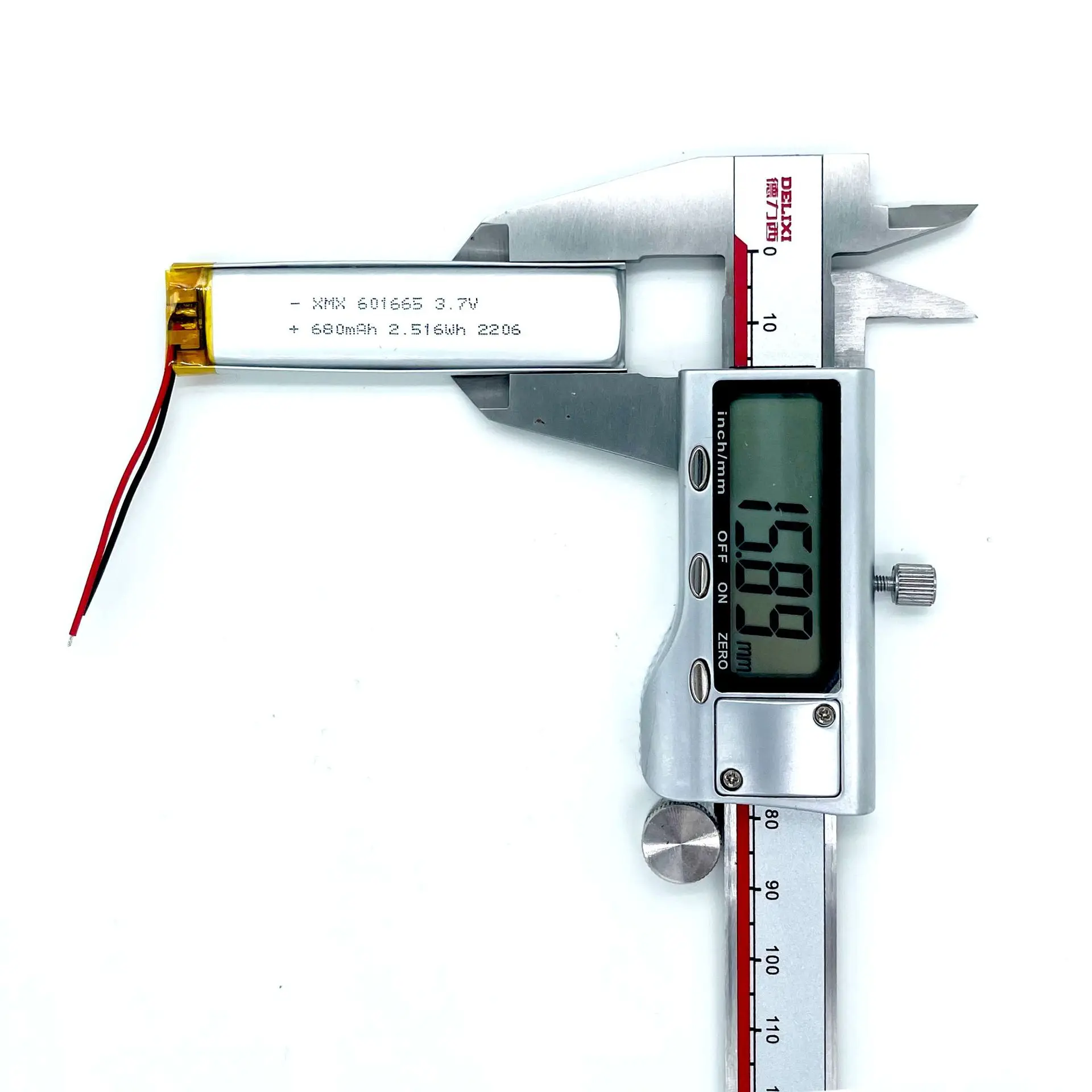 Rechargeable 601665-680mAh Li-polymer Battery for Reading Pen & Recording Pen Portable Devices-in Stock 1 Year Warranty