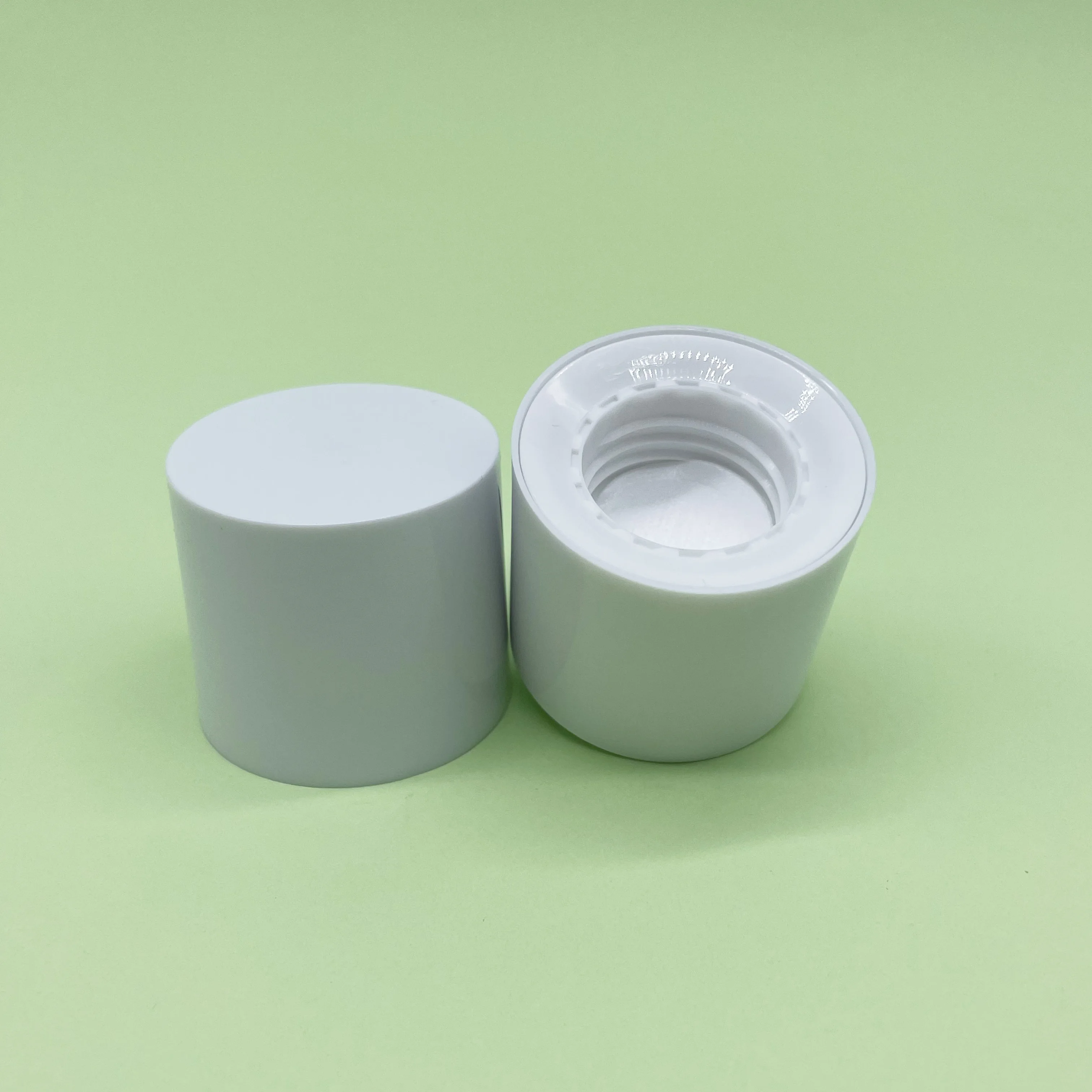 product 24mm plastic double combination double screw cap for lotion washing bottles combination cap for cosmetic bottles-27