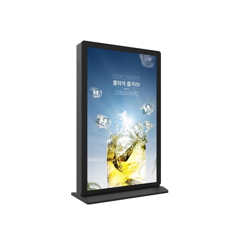 OEM 88 Inch Media Player Waterproof Free Standing Digital Signage Outdoor Kiosk LED Display