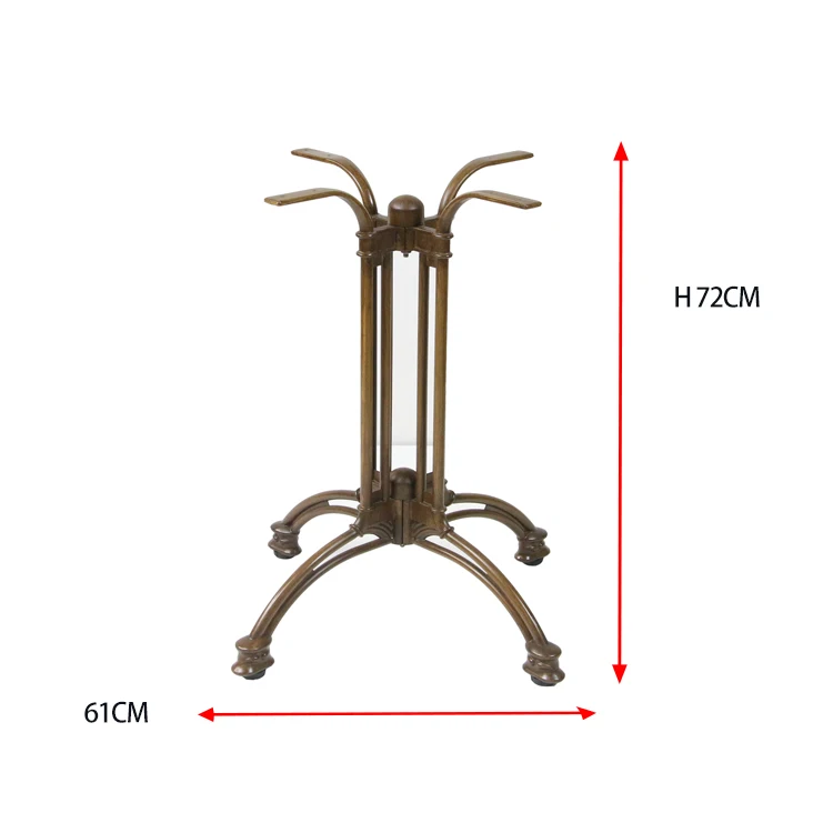 Brand New Black Base Cast Aluminum Coffee Metal Table Legs