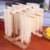 Pasta Drying Rack - Natural wood collapsable rack for drying pasta & noodles | LARGE for drying homemade pasta in your home