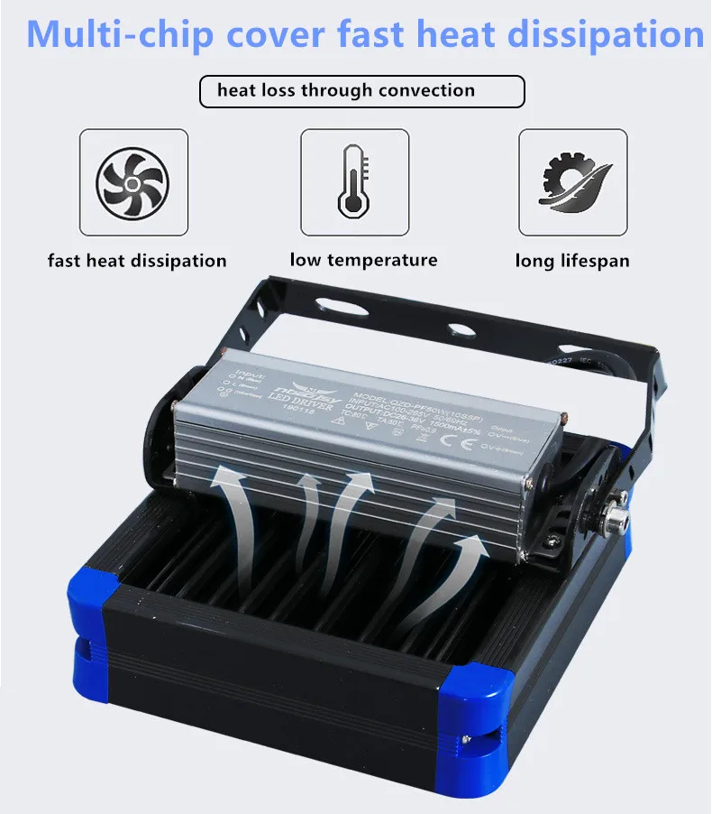 Remote Control Dimmable Brightness Polycrystalline IP66 Outdoor Garden solar light 60 watt led flood