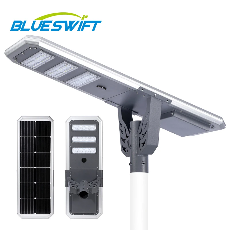 High quality Outdoor Waterproof All in One 120 Watt 30 60 90W Pole Led Street Light /Solar Street Light Price List