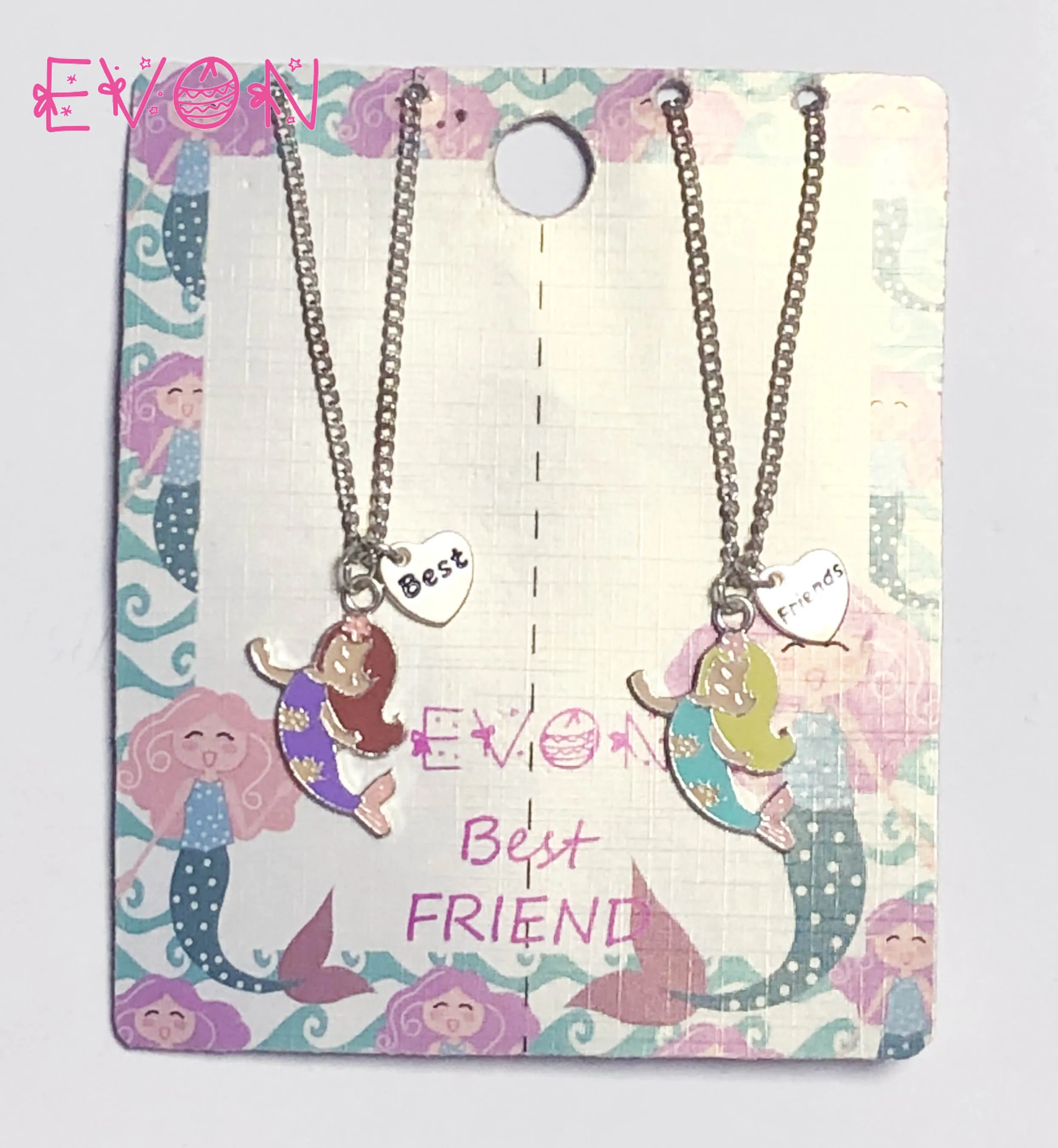 Bff親友永遠にseasida Smermaidメタルエポキシカラフルなネックレスセット女の子と子供のための Buy 永遠の友達フォトフレーム 美しい親友のネックレス かわいい親友ネックレス Product On Alibaba Com