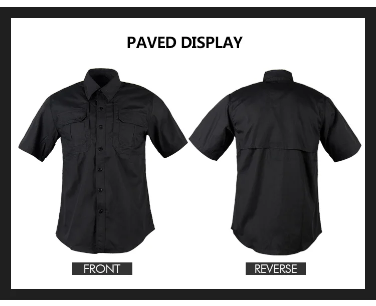 Tactical Shirts Short Sleeve Shirt Pen Pockets At The Left Sleeve - Buy ...