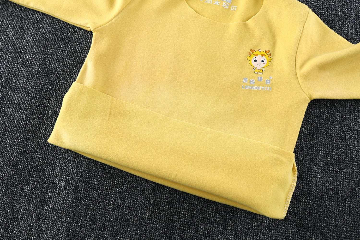 Children's wear autumn new set girls' casual Velvet Pants long sleeve two piece set