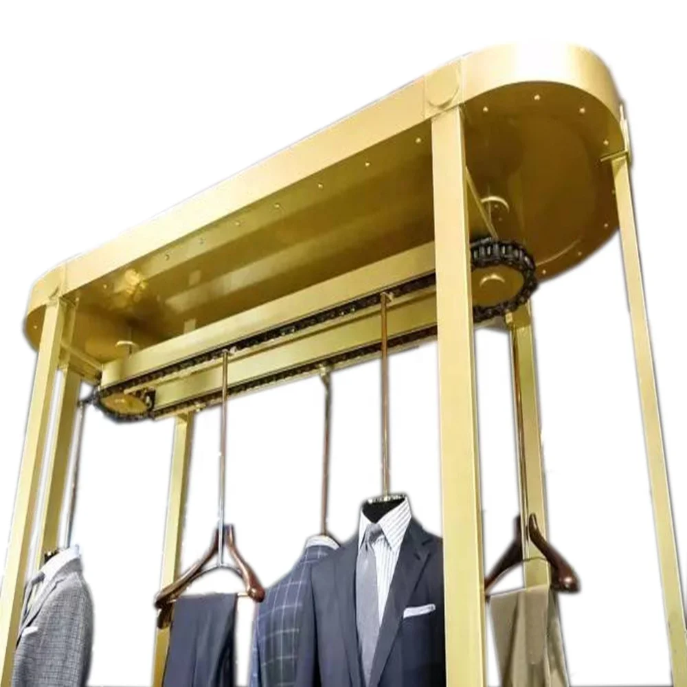 Clothing Display Stand With Led Lights For Shops