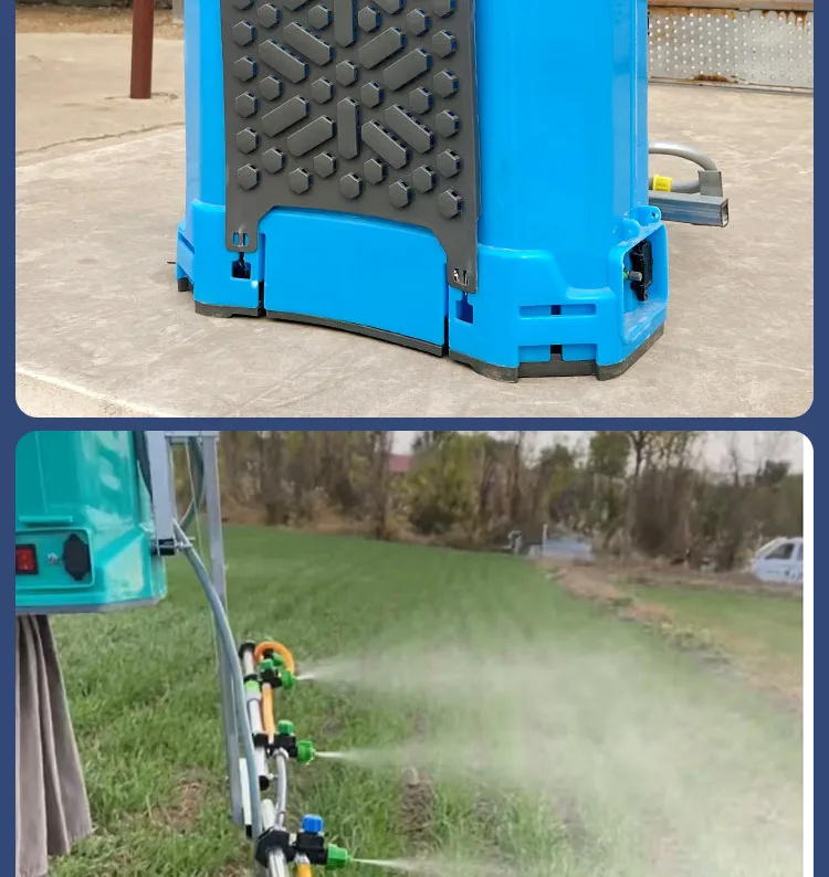 Pulverizador Costal Elétrico com Bomba de Múltiplos Bicos, Equipamento Agrícola para Trigo e Milho, Componente Essencial do Motor Fabricado na China