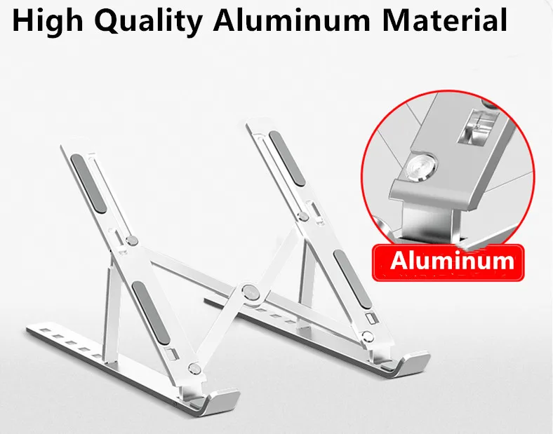 
Aluminum Laptop and book Stand Holder For MacBook stand for iPad stand 