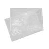 free sample hot sale pp transparent plastic file document wallet folder with custom design