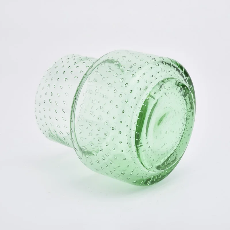 17oz Transparent Green Candle Jars Home Decor Wholesales