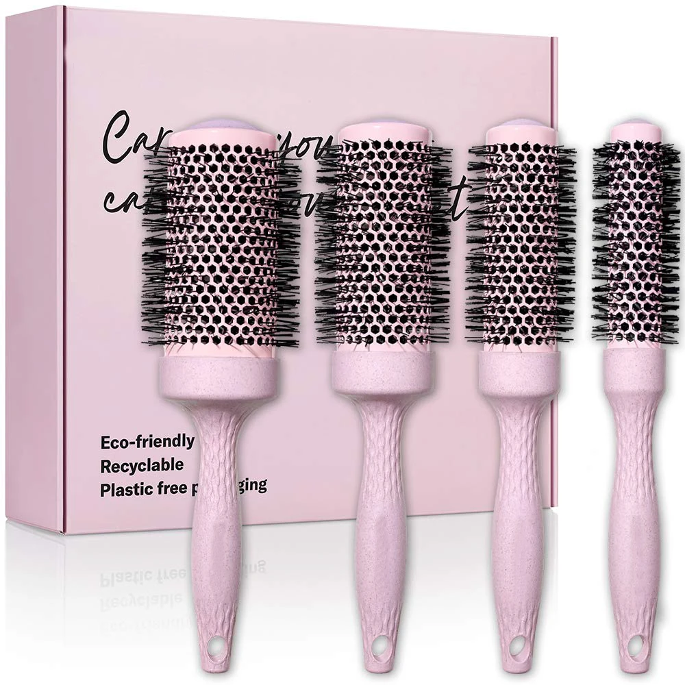 2020 Candy Brush New Design Biodegradable Hair Brush 4pcs Eco Friendly