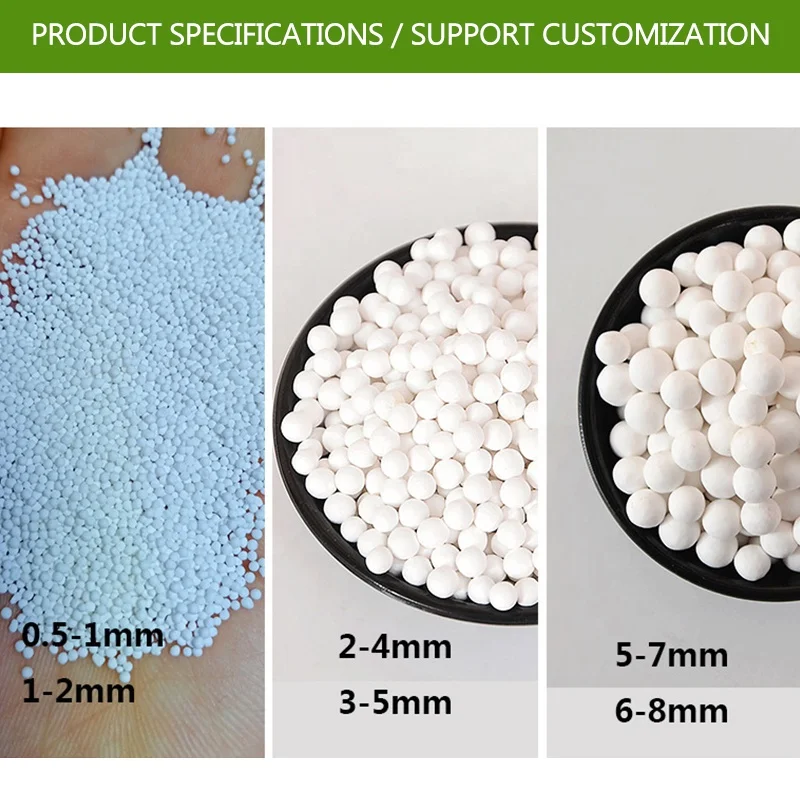 Factory Activated Alumina Pellet Balls Adsorbent For Liquid Drying And ...