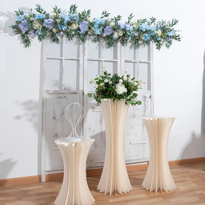 Fcwf002 Wholesale Hot Sell Wedding Decor Flower Row White Green