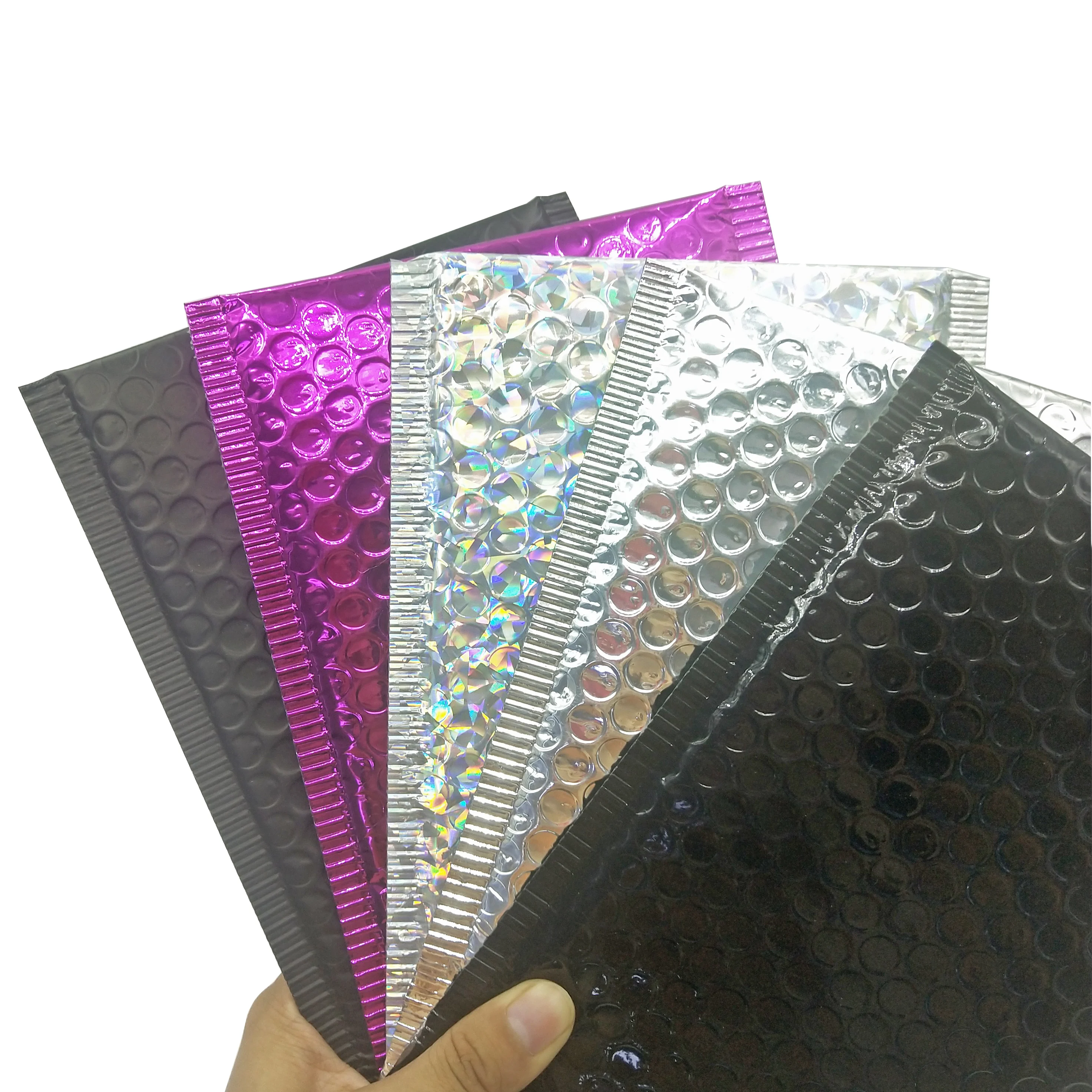 High Quality Custom Logo Design Blue Poly Bubble Padded Mailers Envelopes Packaging Express Bags