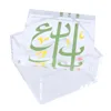 wedding favor acrylic favor container small perspex treat chest Clear acrylic treasure cube with custom printing lid