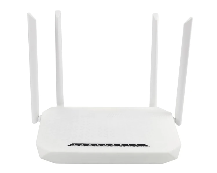 2.4G+5G Dual Frequency WIFI FTTH 4GE+4WIFI+1POTS+1USB AC WIFI GPON ONU With English Operation Interface