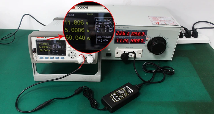 12v ac/dc 臺式機適配器電源適配器 12v 5a 中央電視臺 (cctv) 與歐盟