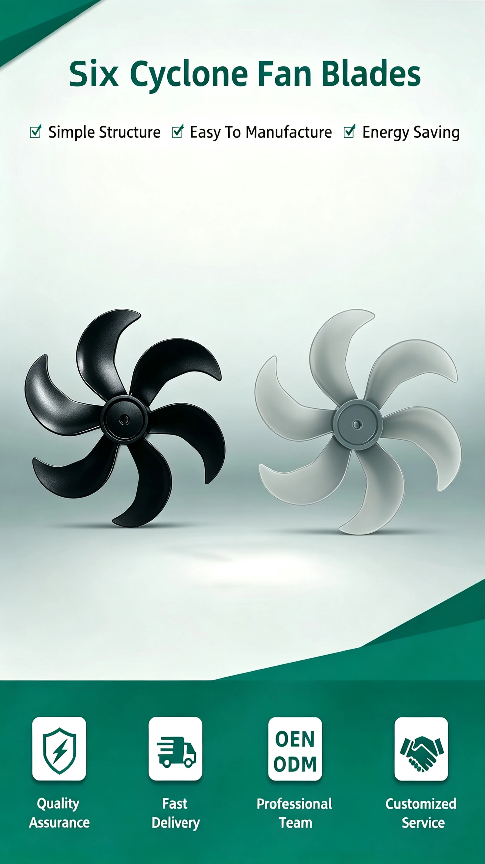 Pedestal Fan, Electric, Plastic - detail 8