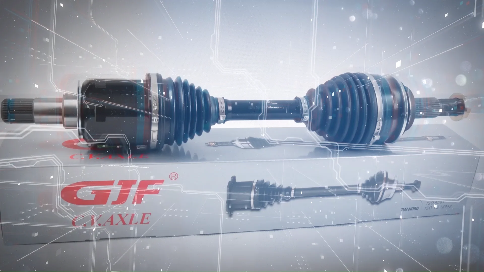 gjf left front axle drive shaft cv joint for toyota prado vzj95